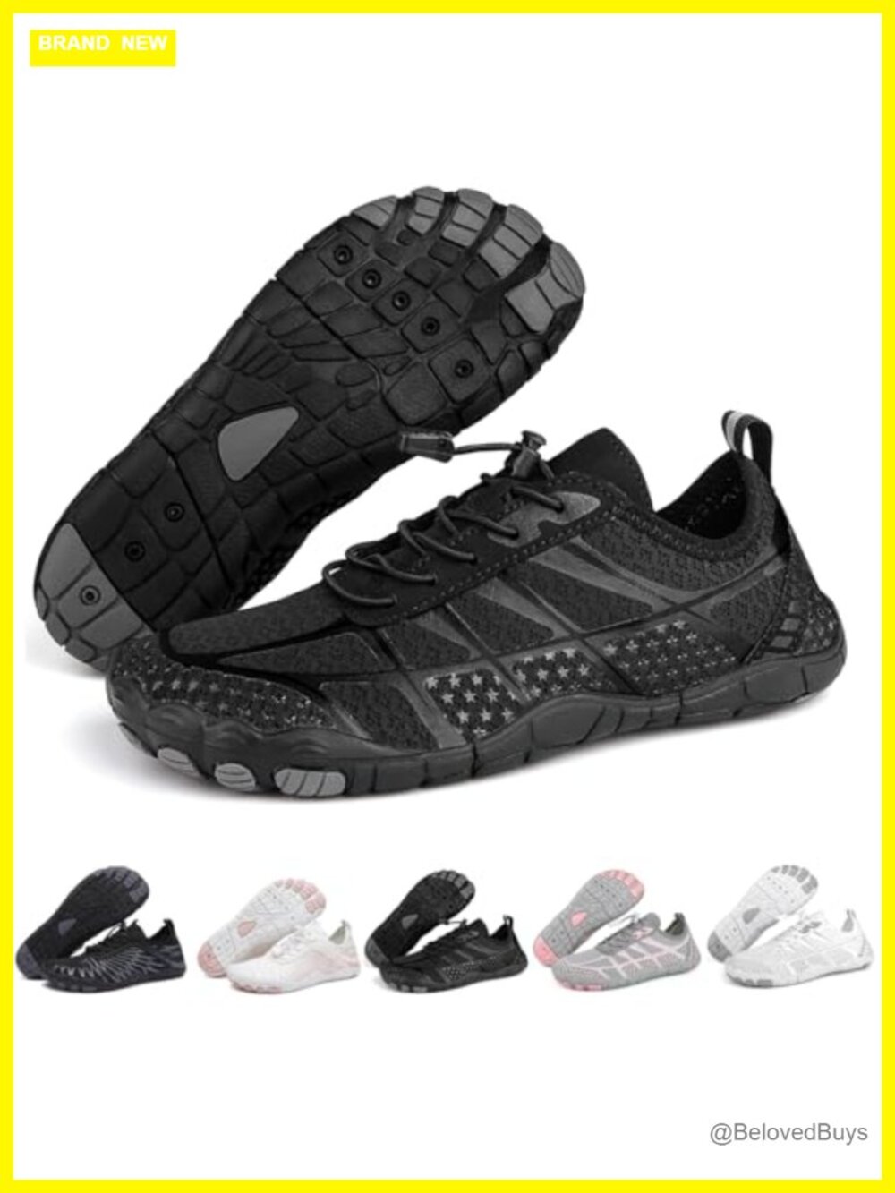 Unisex Barefoot Hiking Water Shoes Zero Drop Wide Toe Mesh